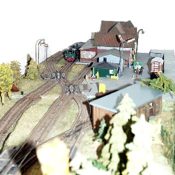 Modell des Bahnhof Glockenberg